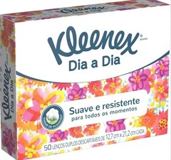LENCO FACIAL FOLHA DUPLA KLEENEX 60 FOLHAS