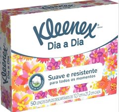 LENCO FACIAL FOLHA DUPLA KLEENEX 60 FOLHAS