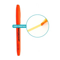 MARCA TEXTO MASTERPRINT LARANJA