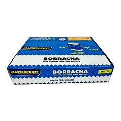 BORRACHA BRANCA C/CAPA MASTERPRINT