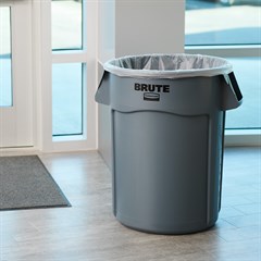 RECIPIENTE BRUTE 121 LITROS CINZA COM TAMPA