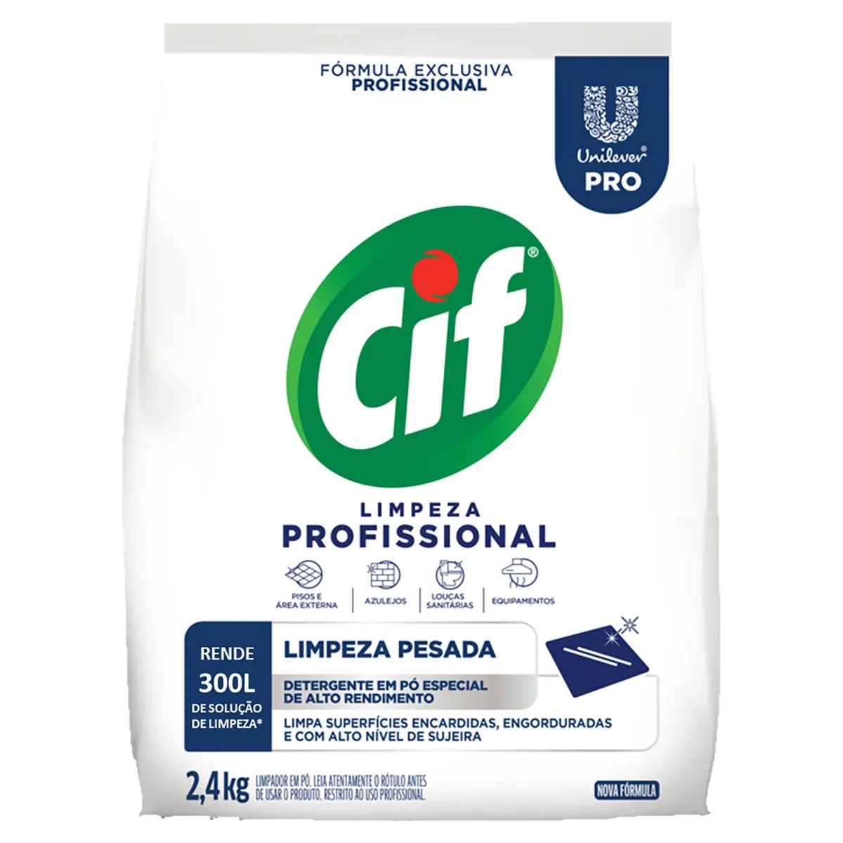 SABAO EM PO 2,4KG CIF LIMPEZA PESADA