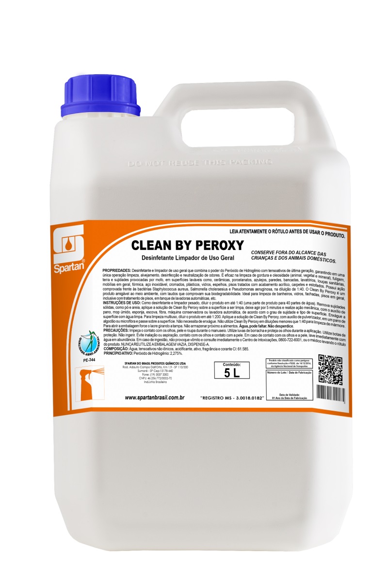 DESINFETANTE 5L CLEAN BY PEROXY