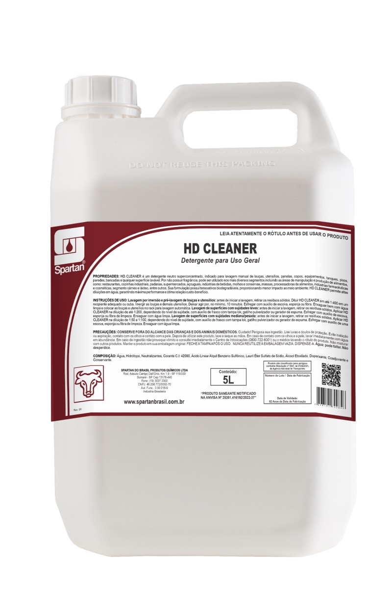 DETERGENTE 5L HD CLEANER 