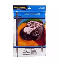 PAPEL FOTOGRAFICO GLOSSY A4 180G 50 FOLHAS