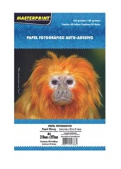 PAPEL FOTOGRAFICO GLOSSY A4 ADESIVO 130G 50 FOLHAS