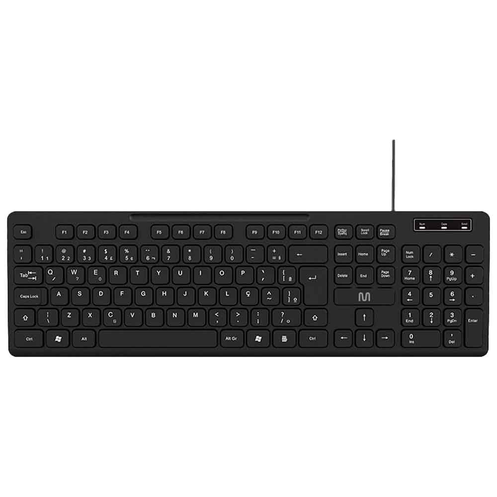 TECLADO SLIM PRETO USB TC144