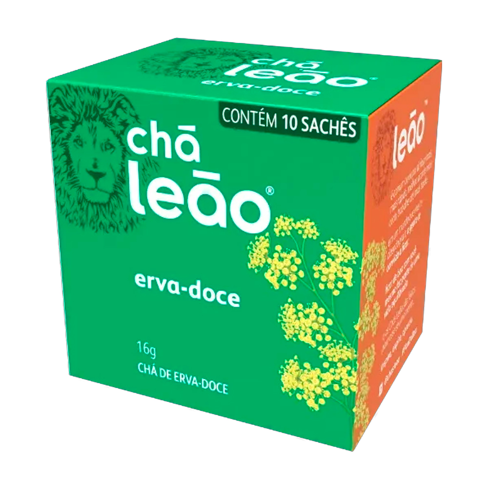 CHA LEAO ERVA DOCE C/10 SACHES