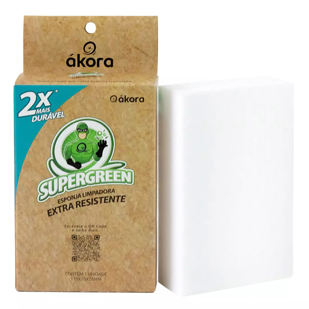 ESPONJA SUPERGREEN EXTRA RESISTENTE  BRANCA