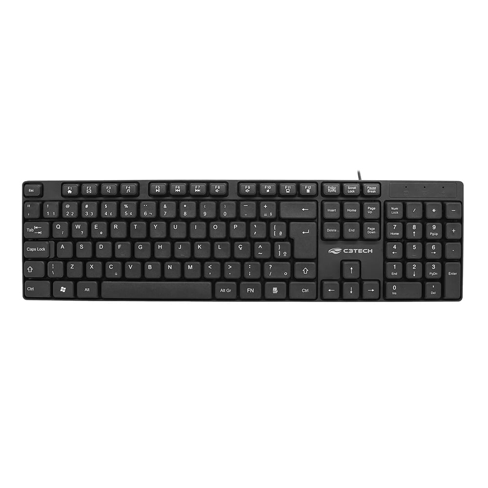 TECLADO C/CABO USB KB-M10BK C3TECH