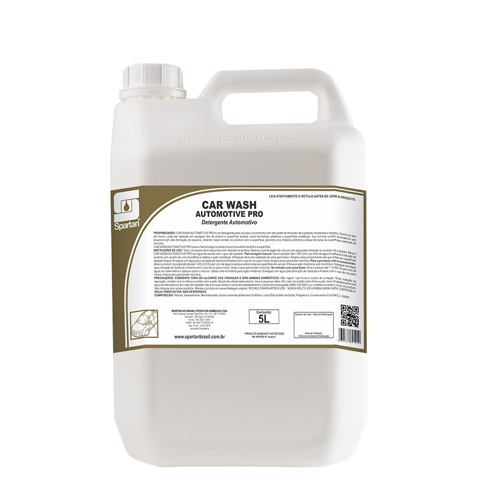 DETERGENTE CAR WASH AUTOMOTIVE PRO  5L