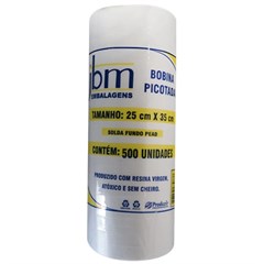 BOBINA PLASTICA PICOTADA 25X35 JBM 500 UN