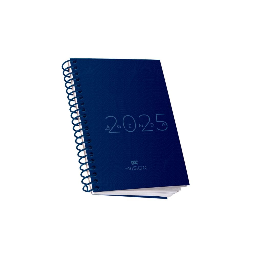 AGENDA ESPIRAL DAC VISION AZUL 2025