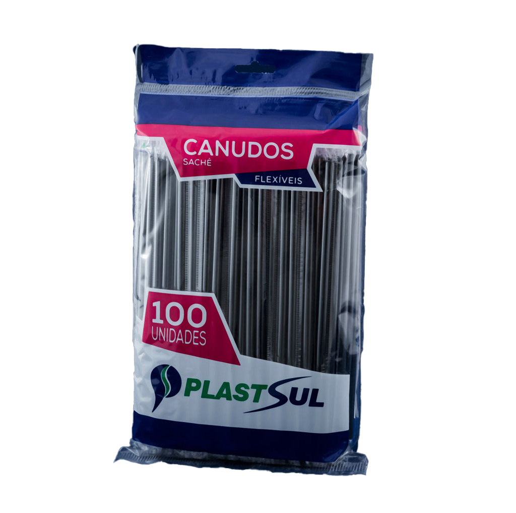 CANUDO PLASTSUL FLEXÍVEL 6MM PRETO 100UN