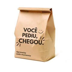 SACO DELIVERY VOCE PEDIU, CHEGOU 32X22X12 50UN