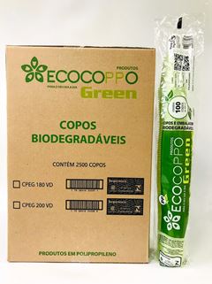 COPO DESCARTAVEL 200ML BIODEGRADAVEL PP 2500UN