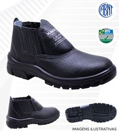 BOTINA CANO MÉDIO KADESH N38 PRETA