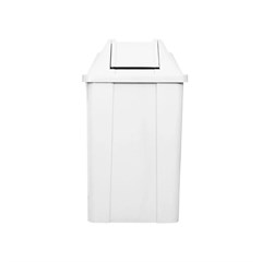 LIXEIRA QUAD 100LT BASCULANTE BRANCA