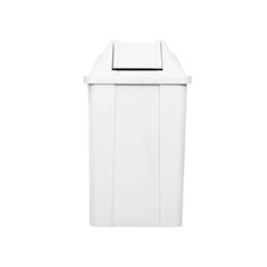 LIXEIRA QUAD 100LT BASCULANTE BRANCA
