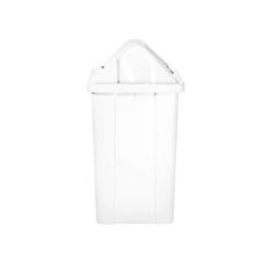 LIXEIRA QUAD 60 LT BASCULANTE BRANCA