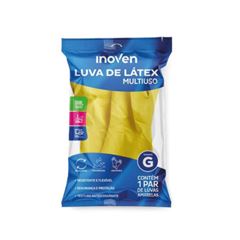 LUVA LATEX MULTIUSO AMARELA G