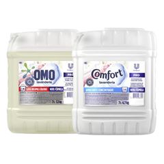 KIT OMO AZ 7L LIQ + AMAC COMF LAVAN 7L