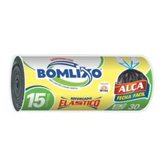 SACO LIXO REF FECHA FACIL 15L PRETO 30UN