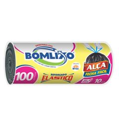 SACO LIXO REF FECHA FACIL 100L PRETO 10U