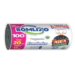 SACO LIXO REF FECHA F ECON 100L PT 20UN