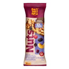 BARRA NUTS AMENDOIM C/FRUTAS VERM 25G