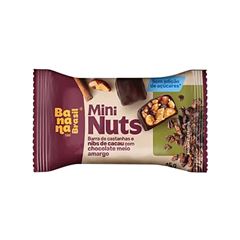 BARRA MINI NUTS MEIO AMARGO 15G