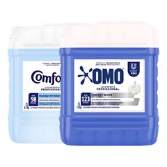 KIT OMO AZ 7L LIQ + AMAC COMF DILUIDO 7L