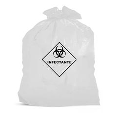 SACO LIXO INFECT 20L 0,9KG 100UN