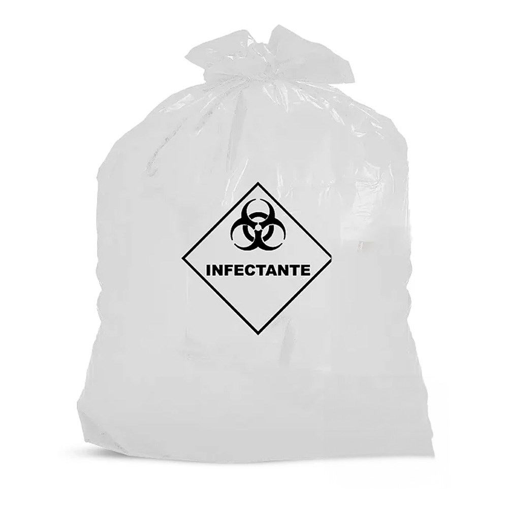 SACO LIXO INFECT 60L 1,3KG 100UN