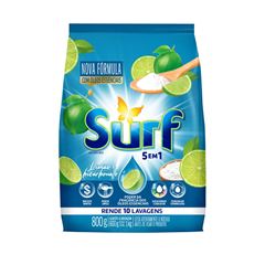 SABÃO EM PÓ SURF LIMÃO E BICARBONATO 800G