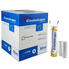COPO DESC 80ML TRANSP PS 2500UN