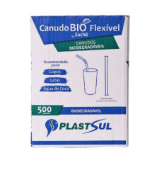 CANUDO FLEX BIO 6MM 500UN PLASTSUL