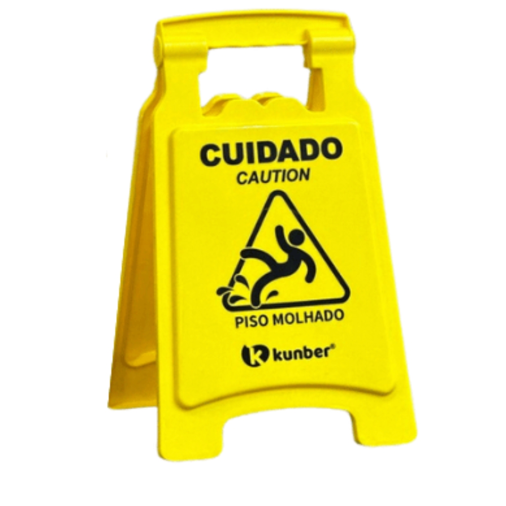 PLACA SINAL PISO MOLHADO COMPACTA KUNBER
