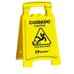 PLACA SINAL PISO MOLHADO COMPACTA KUNBER
