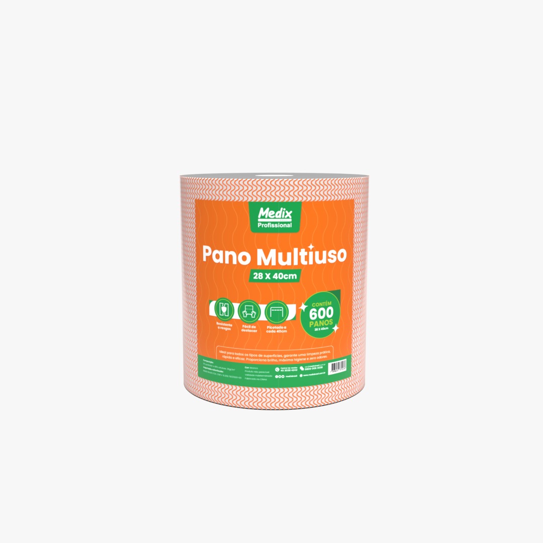 PANO PERFLEX 28X40CM 240MT LARANJA MEDIX