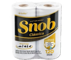 PAPEL TOALHA ABSORVENTE SNOB 12X2RL
