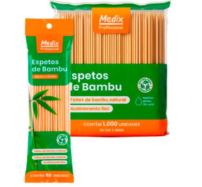PALITO DE BAMBU 25CMX4MM 50 UND MEDIX