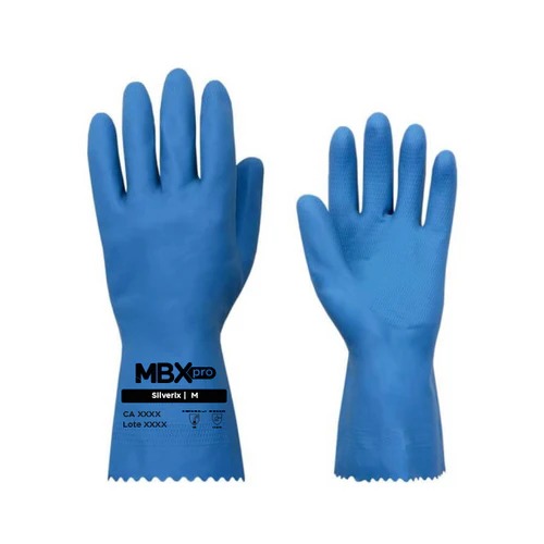 LUVA SILVERIX AZUL TAM. GG MEDIX
