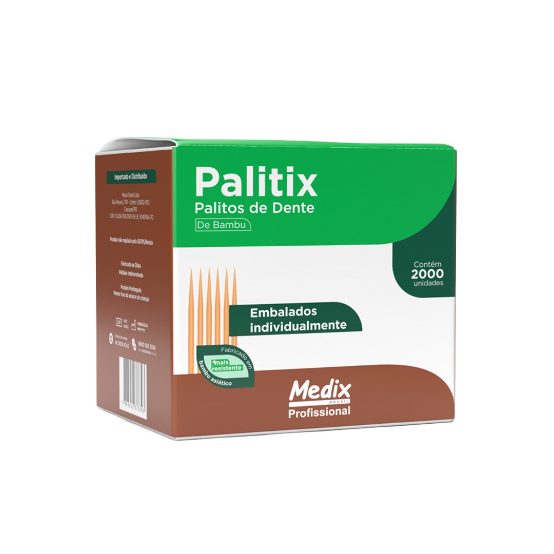 PALITIX PALITO DE DENTE C/2000 UND MEDIX
