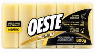 SABAO BARRA OESTE 5X160G NEUTRO
