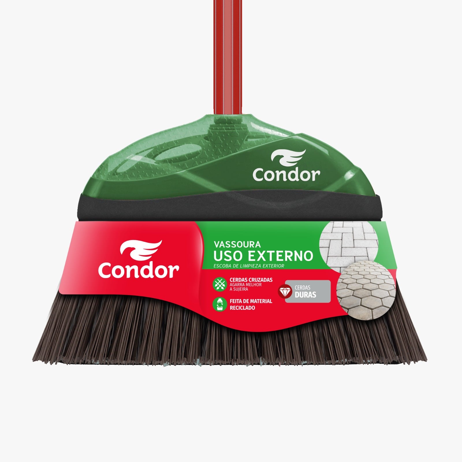 VASSOURA NYLON V-52 C/CABO CONDOR