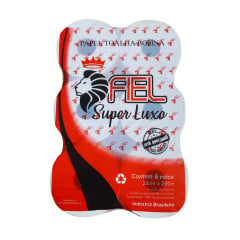 PAPEL TOALHA ROLO FS  20G 6X200 MT FIEL